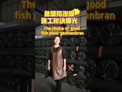 魚の池の漏れを制御するジオメンブランライン