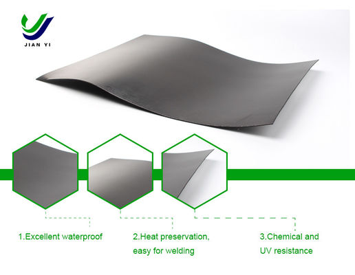 埋立地の汚水処理用 HDPE 防水地膜