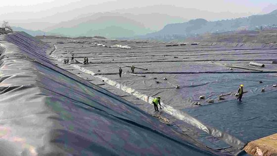 カスタムHDPEスムーズ地膜 埋立地の水処理鉱業とより長い使用寿命