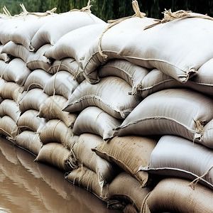 白色PVC覆い布の砂袋 耐久性 洪水対策のための再利用性 建設とフィットネス