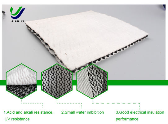 埋立地道路路盤鉄道トンネル擁壁用排水ジオコンポジット一体型封じ込めシステム